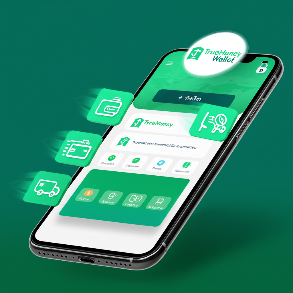 ภาพระบบฝาก-ถอนออโต้ที่รองรับ TrueMoney Wallet แสดงความรวดเร็วและความปลอดภัยในการทำธุรกรรม