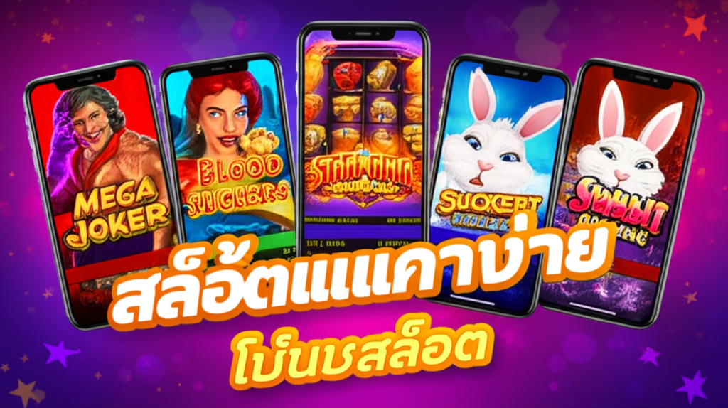 รีวิวเกมสล็อตมือถือแตกง่ายที่มีค่า RTP สูง เช่น Mega Joker และ White Rabbit Megaways บนหน้าจอมือถือ