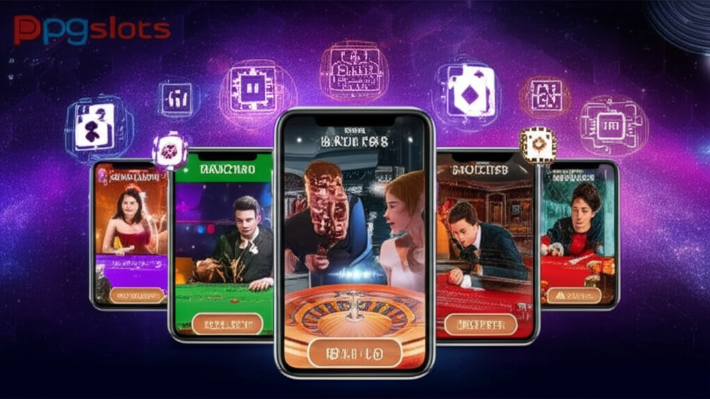 ภาพเกมคาสิโนสดยอดนิยมบน ppgslots พร้อมสูตร AI และเทคนิคการเล่น