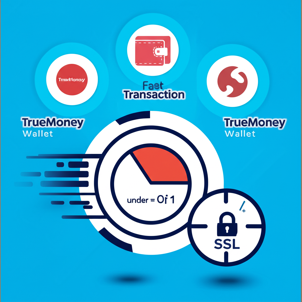 ระบบฝาก-ถอนออโต้ของ ppgslots ที่รวดเร็ว ปลอดภัย รองรับ TrueMoney Wallet