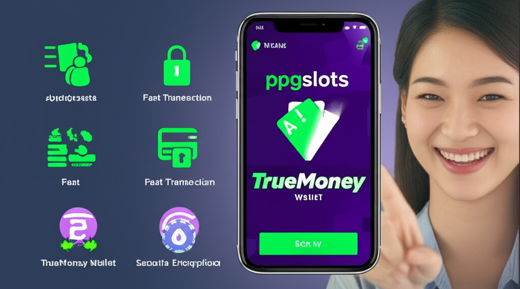 ภาพระบบฝาก-ถอนออโต้และรองรับ TrueMoney Wallet ใน ppgslots ที่รวดเร็วและปลอดภัย