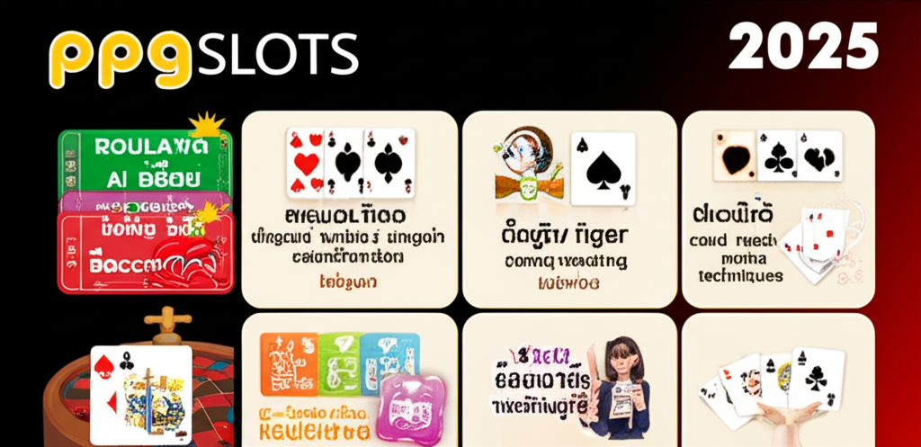ตารางเปรียบเทียบเทคนิคและสูตรคาสิโนสดยอดนิยมปี 2025 บน ppgslots สำหรับบาคาร่า รูเล็ต ไฮโล และเสือมังกร