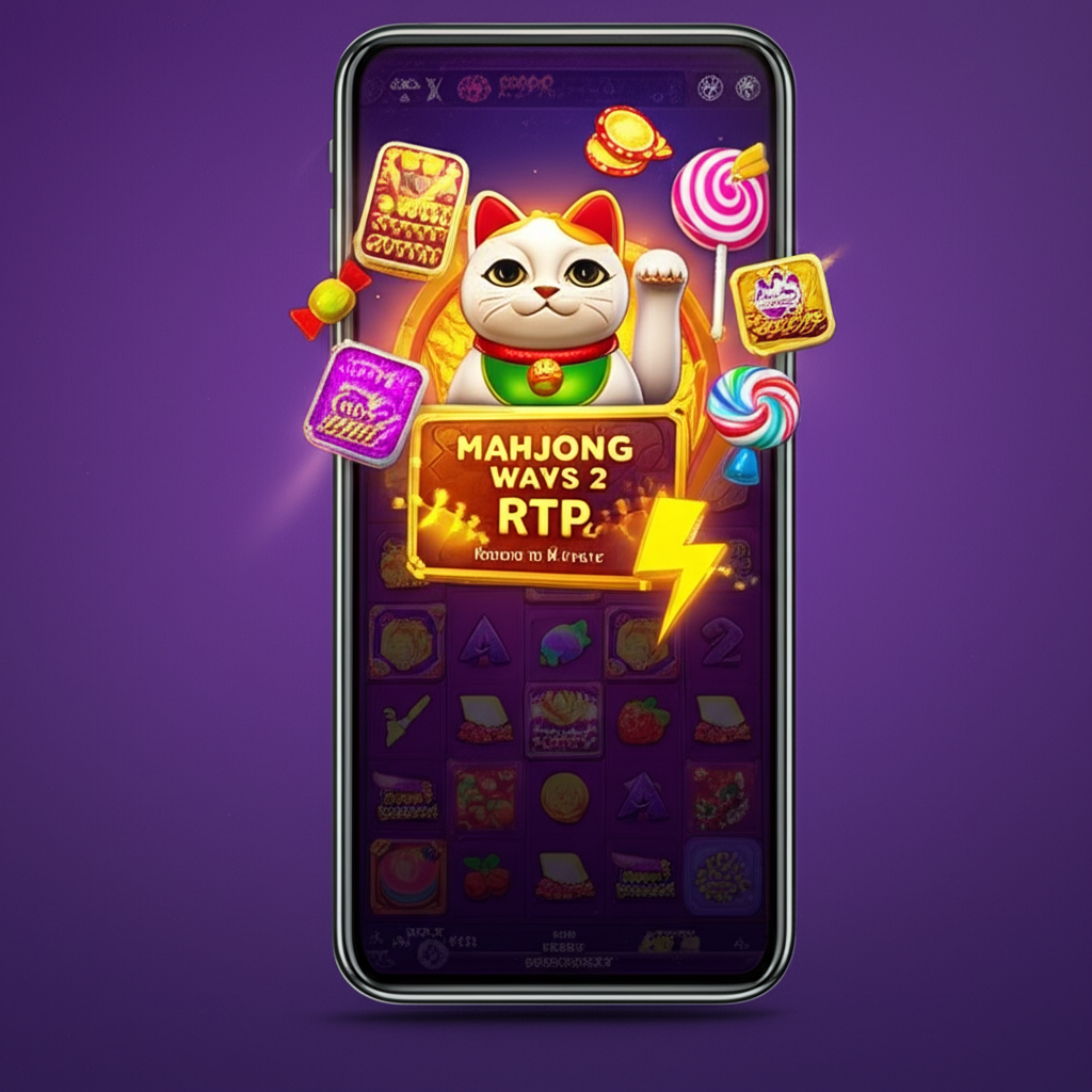 ภาพมือถือแสดงเกมสล็อตที่มีค่า RTP สูง พร้อมไอคอนเกมยอดนิยมและกราฟแสดงค่า RTP