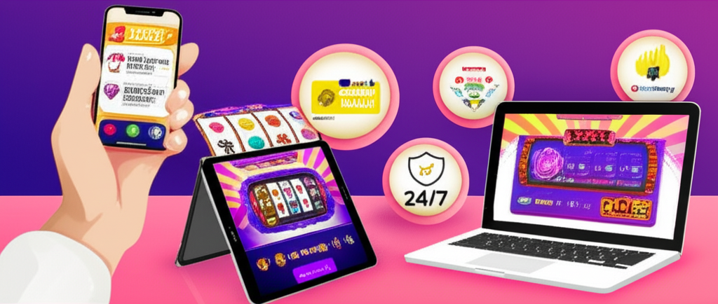 การเล่นสล็อตมือถือและอุปกรณ์ต่างๆ พร้อมระบบฝาก-ถอนออโต้และรองรับ TrueMoney Wallet จาก ppgslots
