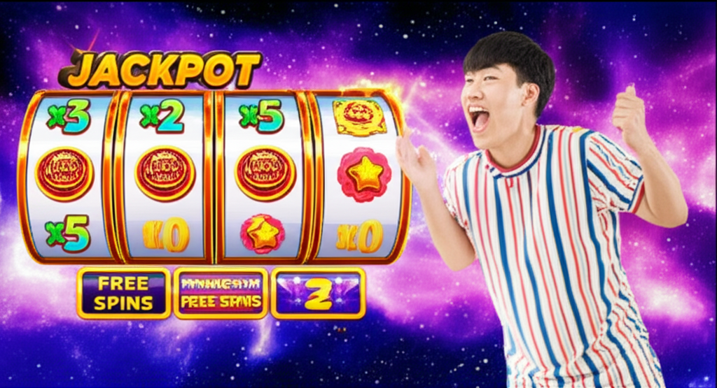 ภาพเกมแจ็คพอตสล็อตยอดนิยมบนแพลตฟอร์ม ppgslots พร้อมสัญลักษณ์โบนัสและแจ็คพอต