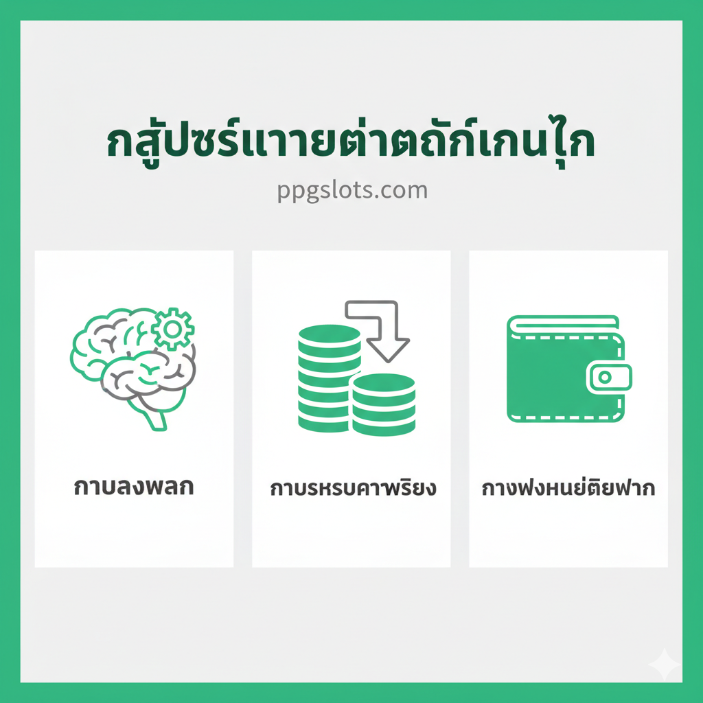 ภาพแสดงความน่าเชื่อถือและข้อได้เปรียบของการเล่นที่ ppgslots.com เน้นภาพลักษณ์ของแพลตฟอร์มที่ปลอดภัยและเป็นมืออาชีพ โทนสีหลักควรเป็นสีประจำเว็บไซต์ (ถ้ามี แต่ถ้าไม่มีให้ใช้สีน้ำเงิน/ทอง) องค์ประกอบคือโลโก้ ppgslots.com วางอยู่บนพื้นหลังที่มีตราประทับรับรองมาตรฐาน (Certified/Verified Stamp) และมีรูปแม่กุญแจดิจิทัล (Digital Lock Icon) พร้อมกับสัญลักษณ์ "RTP 96.50%" ที่ชัดเจน สร้างความรู้สึกมั่นใจในการทำธุรกรรมและการเล่นเกมลิขสิทธิ์แท้ (Authorized Game Provider)