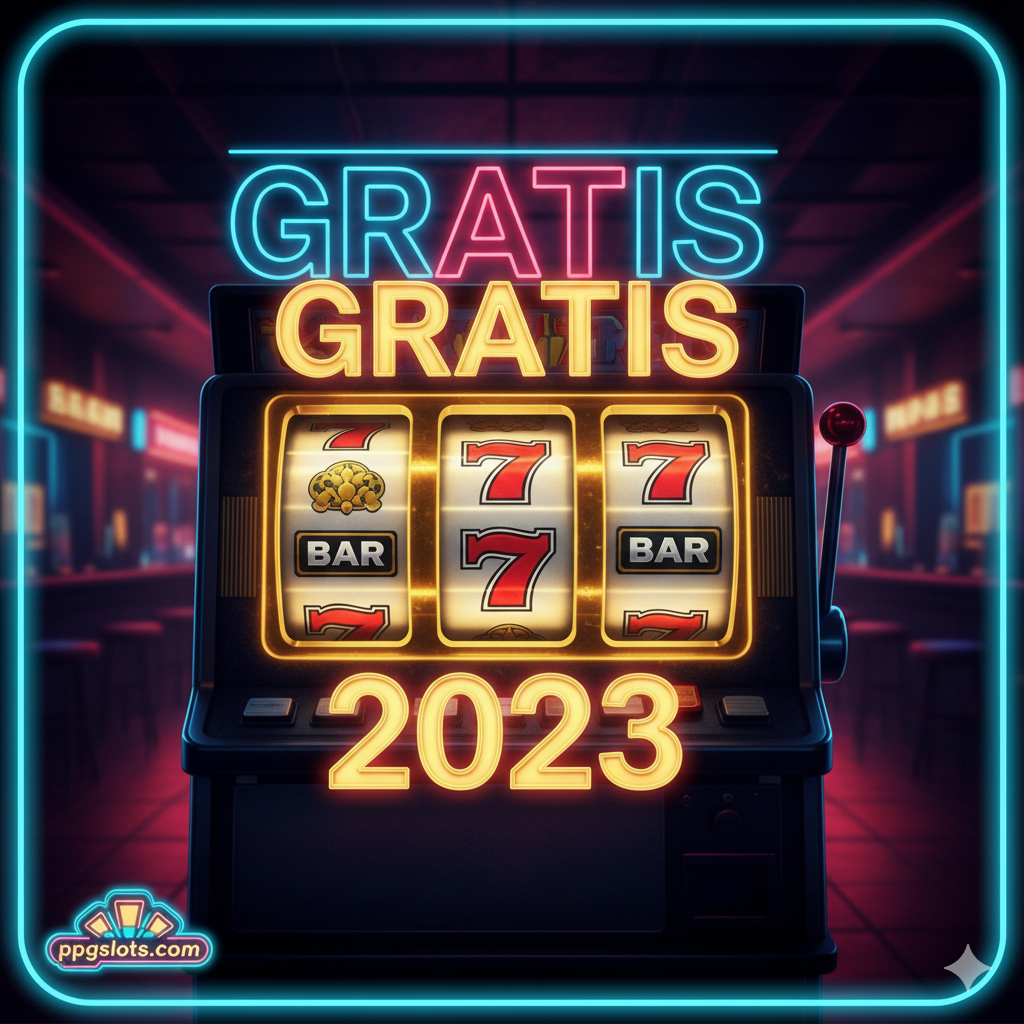 หนึ่งกูเกิลรูปภาพสูงคุณภาพย้อนยุคสไตล์หน้าปกรูปภาพ สิ่งสำคัญที่สุดคือการสว่าง มี "777" และ "บาร์" สัญลักษณ์บนคลาสสิกสามวงล้อสล็อตจอภาพยิงใกล้ ๆ พื้นหลังควรเป็นสีเข้มหรือมีแสงนีออนกระพริบในบรรยากาศบาร์/คาสิโน เน้นคำว่า "ฟรี" และ "2023" เพื่อดึงดูดความสนใจ ความอิ่มตัวของสีสูง ใช้สีทอง สีแดง และสีน้ำเงินนีออน องค์ประกอบอยู่ตรงกลาง สร้างความรู้สึกตื่นเต้นกับชัยชนะ และเน้นธีมของ "การทดลองเล่นฟรี"