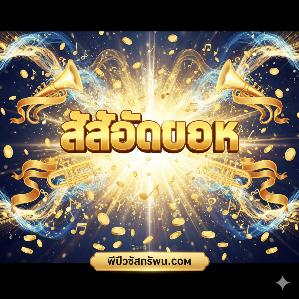 ภาพประกอบเน้นคุณสมบัติ RTP (Return to Player) ในส่วนที่ 2 โทนสีน้ำเงินและเขียวที่สื่อถึงความน่าเชื่อถือและความแม่นยำทางสถิติ องค์ประกอบหลักคือกราฟแท่งหรือแผนภูมิวงกลมขนาดใหญ่ แสดงเปอร์เซ็นต์ที่สูง เช่น 96.5% อย่างชัดเจน ตรงกลางมีตัวอักษร 'RTP' ขนาดใหญ่และมีไอคอนลูกศรชี้ขึ้น พร้อมมีภาพประกอบเล็กๆ ของสัญลักษณ์ 'Bonus' และ 'Free Spins' ลอยอยู่รอบๆ เพื่อแสดงผลตอบแทนที่ได้จากการเล่นสล็อต มีการเน้นข้อความ 'อัตราการจ่ายดี' ด้วยฟอนต์ที่โดดเด่น