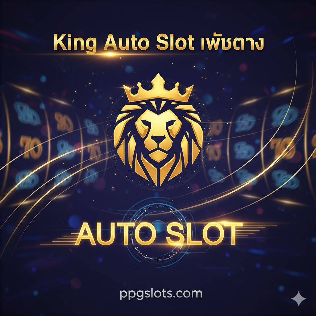 ออกแบบโปสเตอร์แนะนำ King Auto Slot เว็บตรง