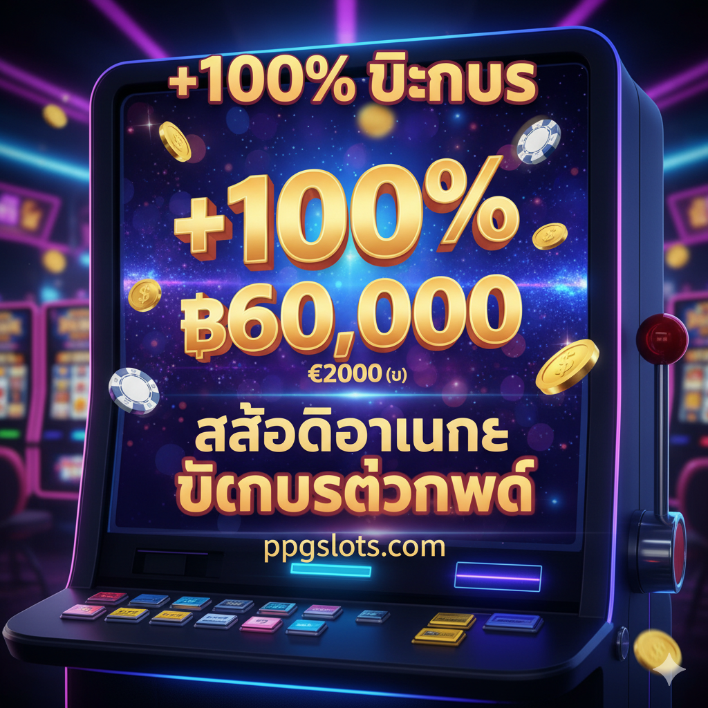 一张吸引眼球的封面图，主题为'Slot Online con Bonus di Benvenuto'。画面应包含一个现代感十足的老虎机屏幕特写，屏幕上显示巨大的数字 '+100% BONUS' o '€2000' 字样，并配有闪烁的金色硬币和筹码。背景是深蓝色或紫色，带霓虹灯光效，营造出高端和兴奋的赌场氛围。构图上，老虎机占据中心位置，强烈的聚焦感，突出'Bonus di Benvenuto'这个核心关键词。