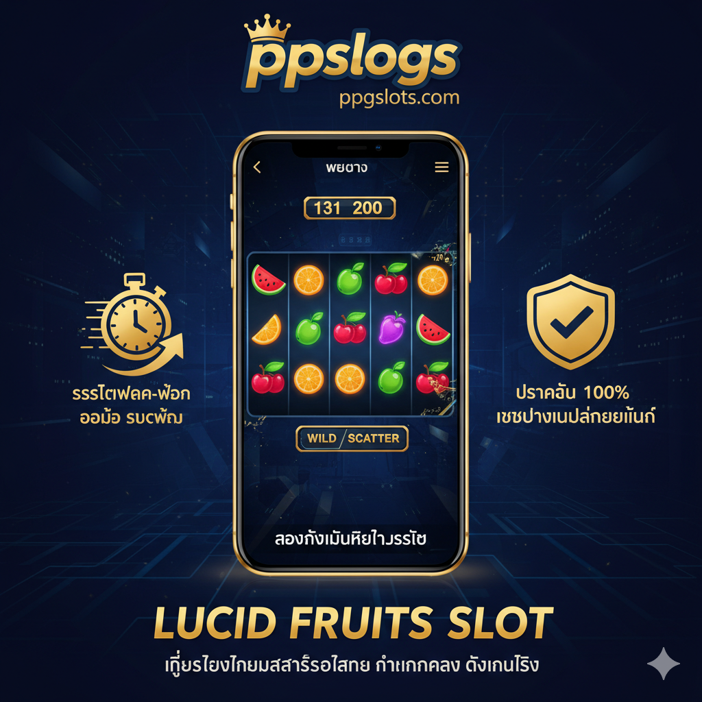 ภาพประกอบส่วน 'วิธีเล่น' และ 'สูตรเดินเงิน' ของ 'Lucid Fruits Slot' แสดงภาพอินเทอร์เฟซส่วนควบคุมการเดิมพันของเกม (Bet Control) โดยมีมือเสมือนจริงกำลังคลิกหรือสัมผัสปุ่มต่างๆ เช่น 'Bet Size' หรือ 'Spin' บนหน้าจอโทรศัพท์มือถือ (แนวตั้ง) หรือแท็บเล็ต เพื่อสื่อถึงการเล่นบนมือถือ องค์ประกอบควรมีเส้นกราฟการเงินแบบ 'ขั้นบันได' อย่างง่ายๆ ในพื้นหลัง หรือภาพซ้อนทับที่บ่งบอกถึงการบริหารเงินทุน (Capital Management) เน้นการใช้ 'เบทต่ำ' ในช่วงแรก