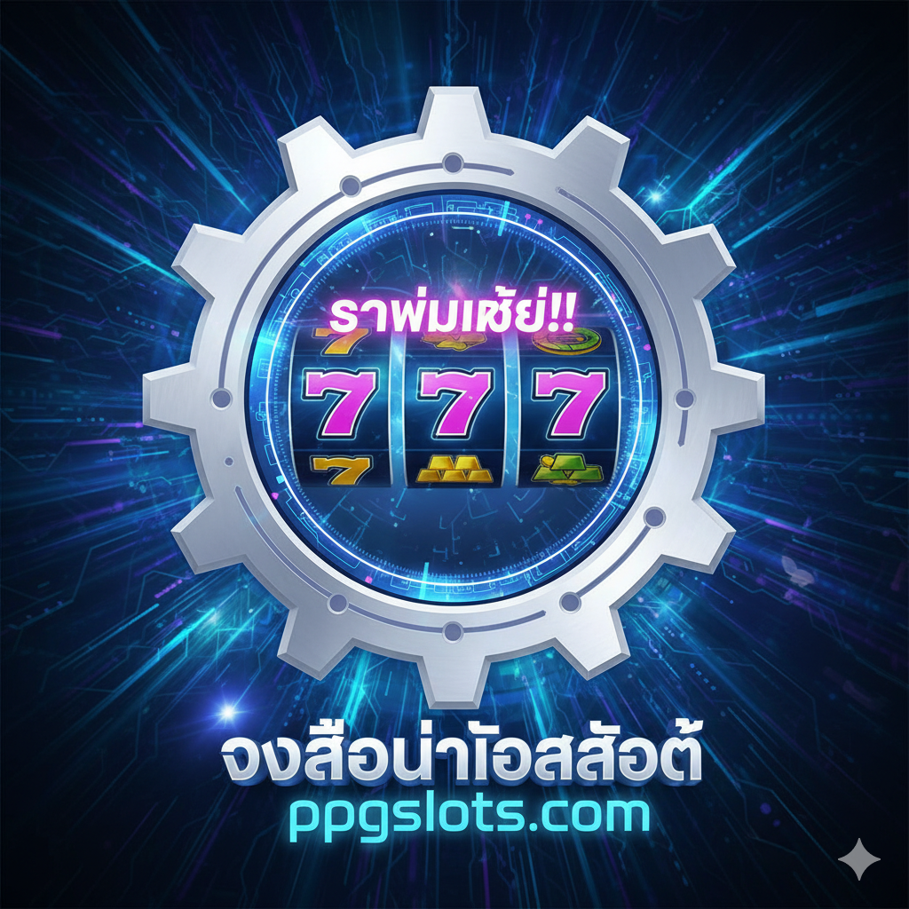 教程图以'ตารางเวลา Gacor' (Jam Gacor/Gacor Timing) 为核心。图片应是一个华丽的金色时钟或仪表盘，指针指向最佳的'แตกหนัก'时间段。在时钟周围，用不同的颜色（如绿色和红色）区分'Gacor Time'和'Normal Time'。下方可以配上三个流行的Gacor游戏（如Gates of Olympus、Mahjong Ways 2、Sweet Bonanza）的小图标，并用箭头指向上方的时间轴，引导用户选择最佳的游玩时ก。整体风格简洁有力，信息传达明确，帮助玩家理解如何'เข้าเล่นในช่วงเวลาที่โอกาสทำกำไรสูงที่สุด'。